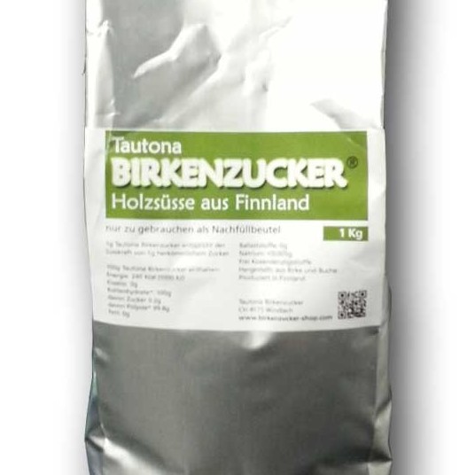 Birkenzucker, 1kg Nachfüllbeutel