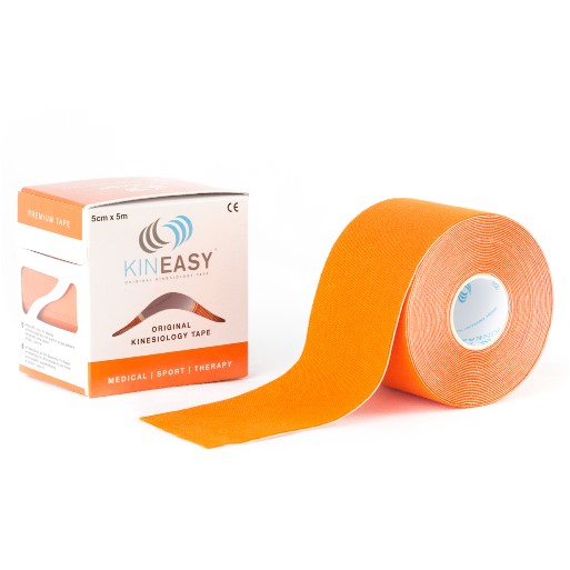 Kineasy Kinesio Tape Orange, 5 cm x 5 m