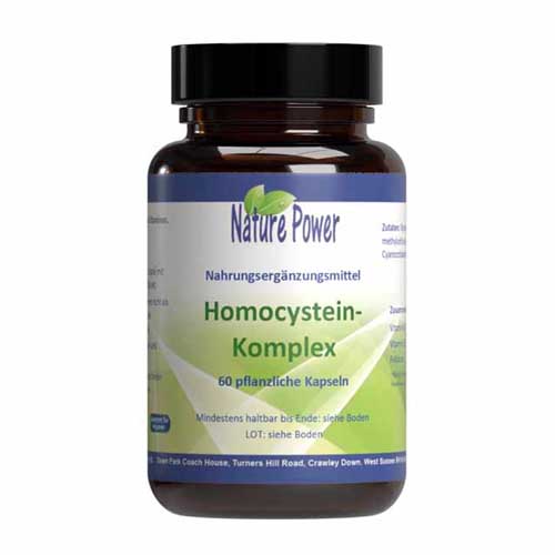 Homocystein-Komplex, 60 pflanzliche Kapseln